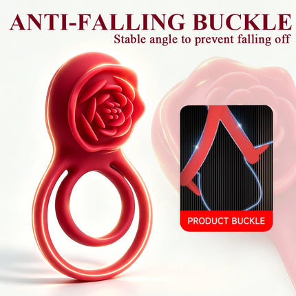Silicone Pink Vibrating Cock Ring G-spot Clitoral C-spot Stim Male Delay Ring Breast & Testicle Massage Couples Adult Sex Toys