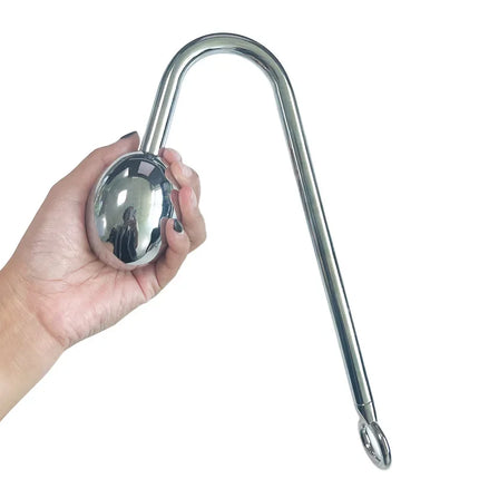 Stainless Steel Anal Hook Anus balls Metal Anal Dilator Butt Plug Big Anal Beads prostate massager insert sex toy for Adult