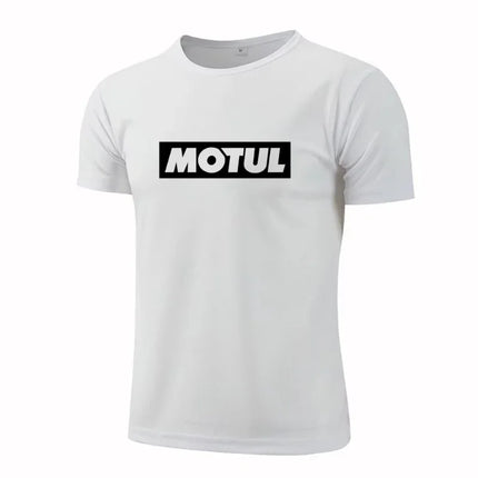2025 Men T Shirt Casual RACEROOM Motul Motor Oil T-shirt Graphic polyester Sports Tops Breathable Comfortable Streetwear