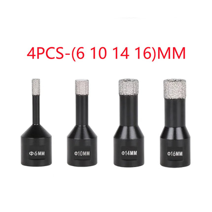 1pc Dry Diamond Porcelain Drilling Core Bits Ceramic Tile Hole Saw Cutter Granite Marble Drill Bits with M14 Thread Opener