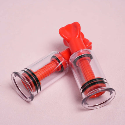 1 pair Breast Nipple Sucker Clitoris Sucker Clamp Breast Vacuum Pump Enlargement G-spot Stimulate Massager Sex Toy For Women Men