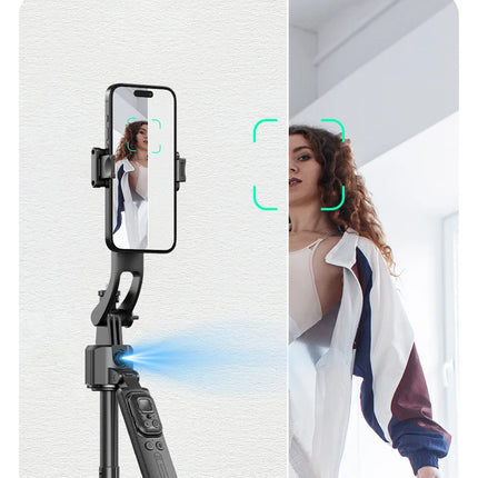 FANGTUOSI 360 Rotation Gimbal Stabilizer ,Selfie Stick Tripod for Smartphone Camera With Bluetooth shutter Stabilizer for Live