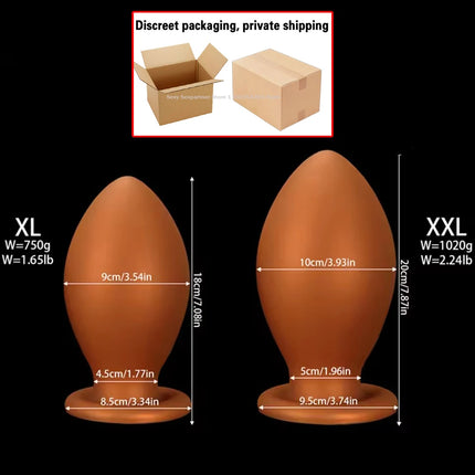 Big S/Xxl Super Anal Plug Soft Huge Butt Plug Suction Cup Fisting Anal Dildo Prostate Massage Anal Dilator Women Male Sex Toy 18