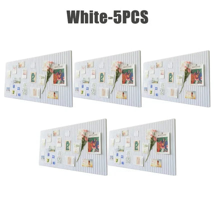 1-5PCS Felt Wall Stickers Kindergarten Work Display Bulletin Board Photo Wall Backdrop Living Room TV Background Wall Decoration