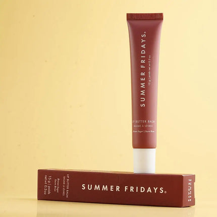 Summer Fridays Lip Balm Lipstick Moisturizing Glossy Smooth Soft Lips Cosmetics Sugar Vanilla Beige Sweet Mint Makeup Lip Care
