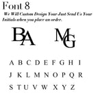 Font 8 / Gold Wood Box