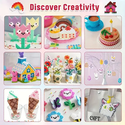 2.6mm Hama Beads Box Educational Ironing Beads 3D Puzzle Fuse Beads DIY Toy Brinquedo for Creative Learning