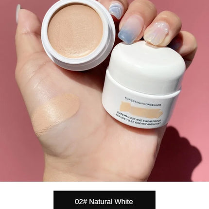 Waterproof Full Coverage Concealer for Tattoos, Scars - Natural Finish Foundation for All Skin Tones & Types