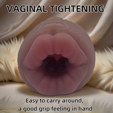 Men's Aircraft Cup Male Masturbator Oral Vaginal Masturbation Soft Real Vagina  Pocket Pussy Adult Sex Toys for Men Blowjob