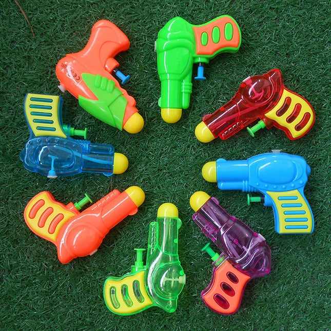2/5/10pcs Mini Water Gun Children Toys Portable Summer Outdoor Transparent Color Press Type Mini Water Gun Beach Water Toys TMZ