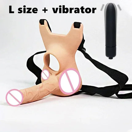 Vagina Plug 10 Frequency Double Penetration Anal Plug Dildo Butt Plug Vibrator for Men Strap on Penis  Sex Toys for Couples