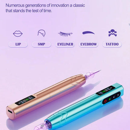 Wireless Rotary Rechargeable PMU Tattoo Machine Permanent Makeup Microblading Eyebrow Lip Eyeliner Tattoo Gun