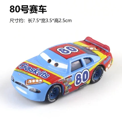 All Style Pixar Cars Metal Diecast Cars Model Lightning McQueen Alloy Car Number 4.19.28.36.51 101 Racing Series Toy