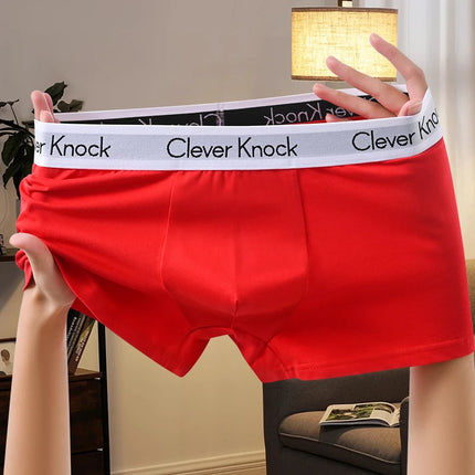 1Pcs Boxer Shorts Men's Underwear Sexy Panties Cotton Solid Man Underpants Male Boxers Homme U Convex Lingerie Free Shipping