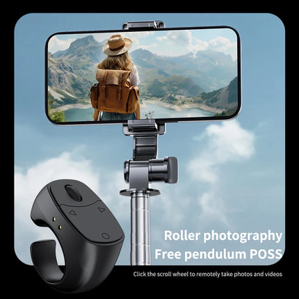 Multi-function Automatic Remote Control BT 5.3 Portable Selfie Browse Video Read E-books Fingertip Controller for Mobile Phone