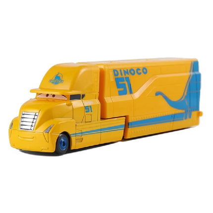 Disney Cars Diecast Lightning McQueen No: 79 No: 86 Alloy Car Container Truck Set Model Car Die Casting Kids Birthday Gifts Toys
