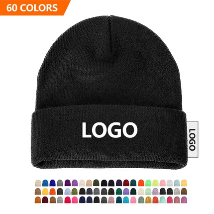 Customized Store New Unisex Winter Casual Hats Hat Women Outdoor Custom Print Logo Text Hat Warm Thick Winter keep warm