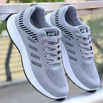 New men's shoes, casual slippers, fashionable sports shoes, breathable running shoes, outdoor walking training tennis shoes