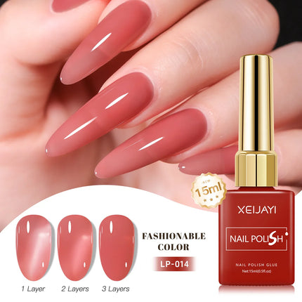 Colored Square Bottle Nail Varnish Gel 60 Colors Gloss Matte Ice-clear Nail Polish Fruit Green Nail Art Soak Off UV Gel Lacquer
