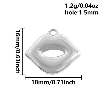 5pcs Kawaii Charm Flower Star Crab Stainless Steel Pendants For Jewelry Making Supplies Assorted Mini Charms In Bulk DIY Finding