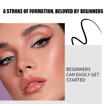 YANQINA Waterproof Makeup Eyeliner Black Liquid Eyeliner Pen Make Up Eye Liner Long-lasting Cosmetics Fast-dry Eyeliners Pencil