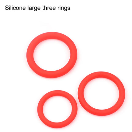 3/6Pcs Silicone Lock Ring for Men Ejaculation Delay Screw Eye Penis Ring Foreskin Hindrance Adult Sexual Health Product