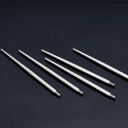 10pcs G23 Titanium Piercing Body Piercing Tool Jewelry Tools Puncture Needle  For Belly Lip Ear Eyebrow Guide Needle Piercing