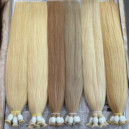 No Weft Straight Bulk Braiding Hair 100% Brazilian Virgin Remy Human Hair Extensions 50g 100g Blonde 1B Color Natural Hairpiece