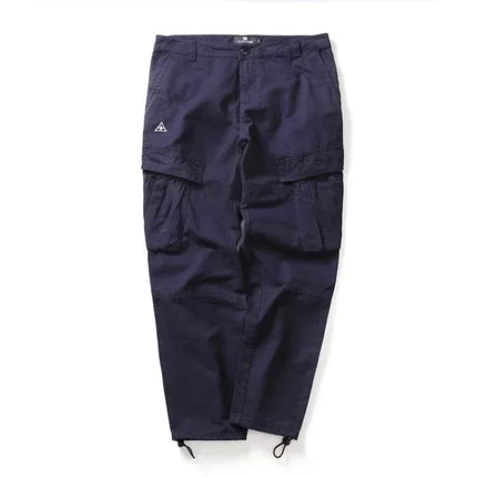 Male Trousers Khaki Loose Stretch Slim Men's Cargo Pants Harajuku Aesthetic Large Size Long With Korean Style Emo New In Big