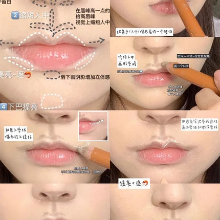 OUTOFOFFICE Double-ended Shadow Pencil Grooming Crayon Refractive Light Shadow Contour Highlighter OOO Original Makeup Cosmetics