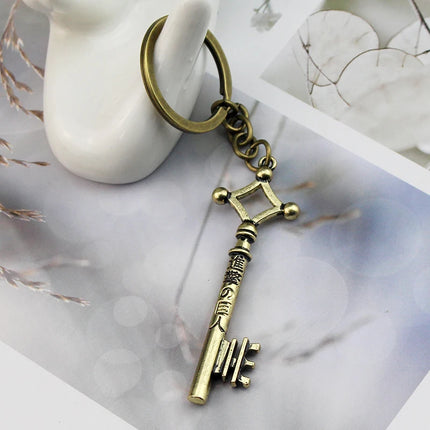 Anime Attack On Titan Keychain Shingeki no Kyojin Scouting Legion Emblem Pendant Key Chain for Women Men Cosplay Jewelry Gift