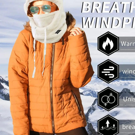 Winter Warm Balaclava Thermal Windproof Ski Hood Motocycle Face Cover Polar Fleece Adjustable Cycling Neck Cover Full Face Mask