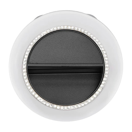 Knob Adjustable Selfie Light 2 Color Temperature Stepless Dimming LED 800mah Portable Rechargeable Fill Light for Photography