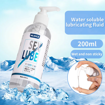 Anal Lubrication Water-based Lubricant Semen Lube For Sex Session 200ML Love Gel Exciter for Women Lubricants Grease Toys oil 18