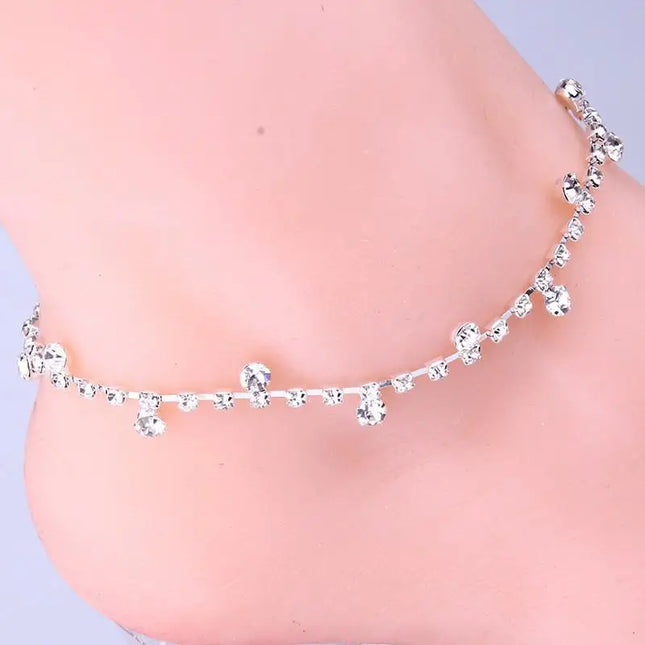 New Personalized Butterfly Pendant Anklet Summer Beach Leg Chain Handcrafted Anklet Gold And Silver Headwear Wholesale And Retai