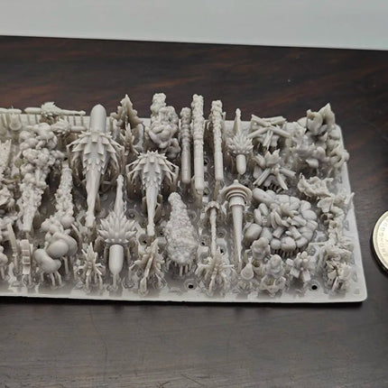 1/35 1/24 Scene Accessories Gravel and Grass Abandoned pipeline Flame effect parts 3D Printing Resin Accessories Fantasy Scene