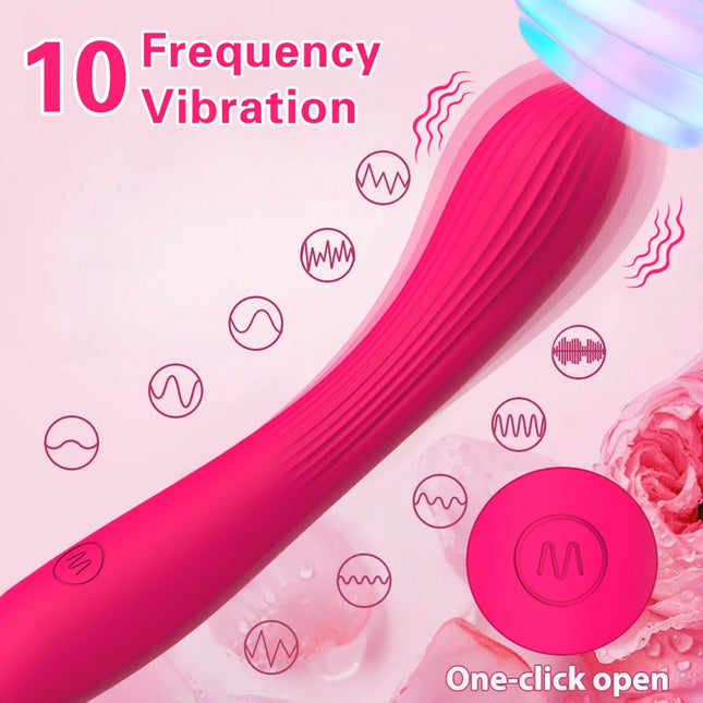 Powerful G Spot Rabbit Vibrator for Women Nipple Clitoris Stimulator Dildo Massager Adults Masturbator Female Sex Toy for Adults