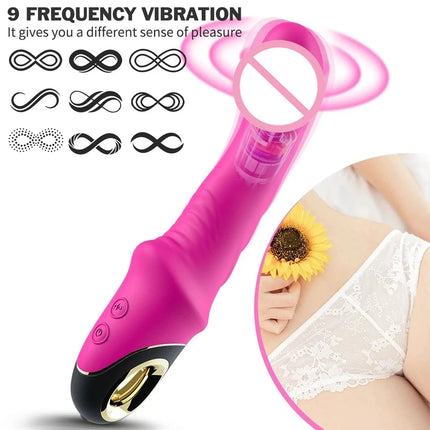 Sex Toys 9-Frequency Dildo Vibrator Silicone Penis Female Masturbator G-spot Vagina Stimulator Sex Machine Vibrator