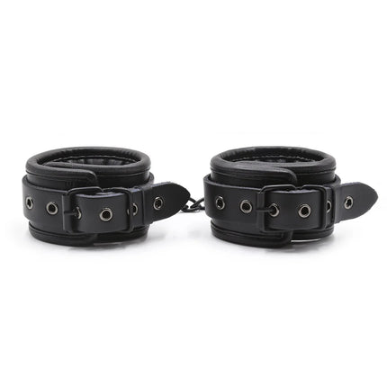 Puppy play Genuine Leather Handcuffs Collar Wrist Ankle Cuffs for Fetish Bondage Restraints erotic Adult Games Couple Sex Toy