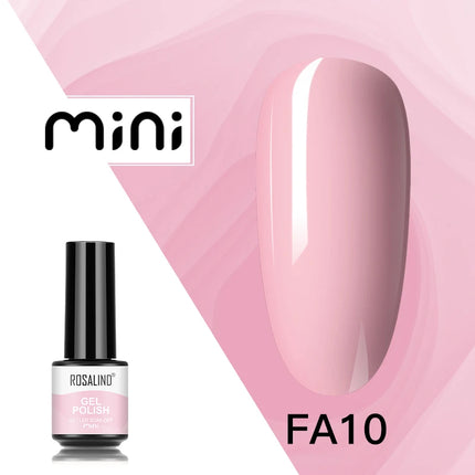 ROSALIND Shiny Gel Nail Polish Soak Off Gel Varnishes Nail Art Semi Permanent UV Glitter Nail Gel Polish Base Top Coat Enamel