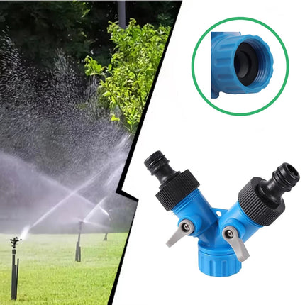 Female Thread Shunt Valve Y-Shaped Quick Connector Garden Irrigation Splitter Car Washing Controller Watering Supplies