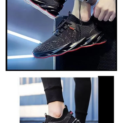 Men's Shoes Casual Sneakers Non Slip Breathable Running Shoe Mesh Tenis Outdoor Basketball Sports Tennis Shoes Zapatos De Hombre