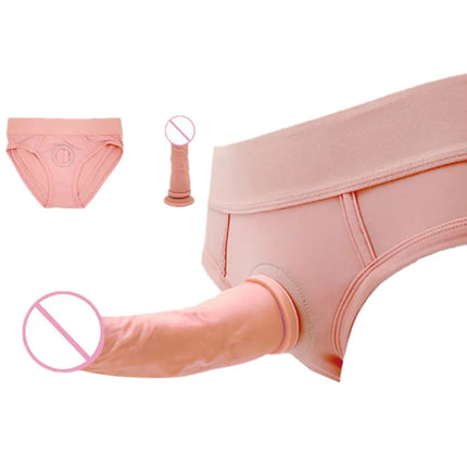 Wearable Strapon Penis for Lesbian G Spot Stimulator Dilco Panties Strap on Dildos Pants Sex Toys for Women Adult Erotic Goods