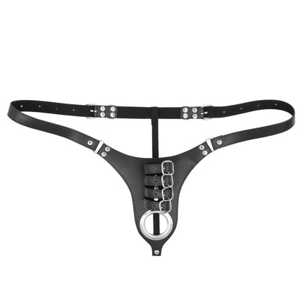 Bdsm Male Chastity Belt Sextoys Chastity Cage Leather Penile Wearing Pants Penis Ring Erotic Urethral Chastity Sex Toys for Men