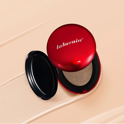 Lakerain Suncreen Cushion Foundation Waterproof Long-lasting Full Coverage Concealer Semi-matte Finish Natural Makeup Cosmetic
