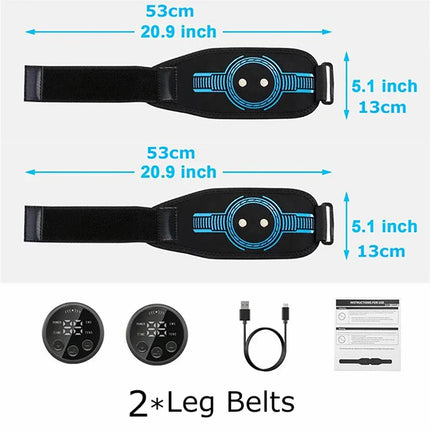 Smart EMS Ab Stimulation Belt - Rechargeable Muscle Toner for Home Gym Fitness & Body Contouring