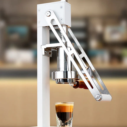 Hand Press Coffee Machine Manual Espresso Extraction Variable Pressure Lever Coffee Maker Preheating Warming Cup Function