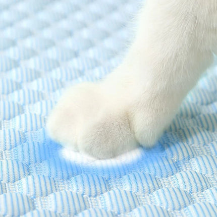 Cat Cooling Mat Summer Pet Dog Cold Ics Nest Breathable Bed For Small Dogs Pet Accessories Cat Durable Blanket Sofa Cat Ice Pad