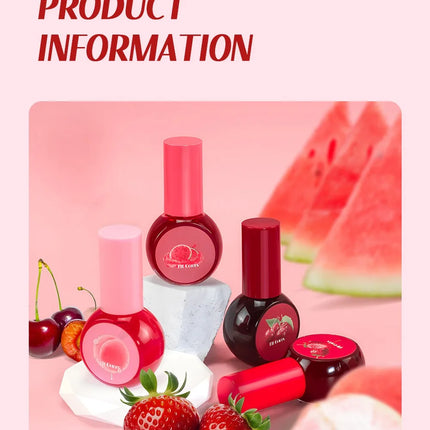 Cherry Juice Fruit Rouge Water 3in1 Cheek Color Eyeshadow Lip Tint Matte Long-lasting Rich Color Liquid Contouring Blush Liquid