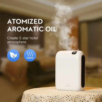 NAMSTE Bluetooth Battery Aroma Diffuser Essential Oil Aromatic Fragrant Device Aromatic Scent Diffuser Air Freshener Cover 300m³
